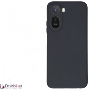 Silikoninis ploniausias dėklas su kameros apsauga - juodas (Xiaomi Redmi A7 Pro)